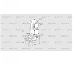 VK 250F05T5HA93V (85311155) Газовый клапан с приводом Kromschroder