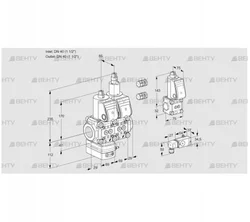 VCD2E40R/40R05D-50LWR3/3--4/PPBS (88106721) Регулятор давления Kromschroder