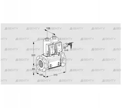 VCS780F05NNWSRB/PPPP/PPPP (88203085) Сдвоенный газовый клапан Kromschroder