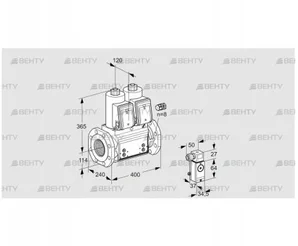 VCS9125F05NNAR3B/4-4-/PPPP (88204094) Сдвоенный газовый клапан Kromschroder