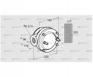 GFK 65R40-6 (81941200) Газовый фильтр Kromschroder