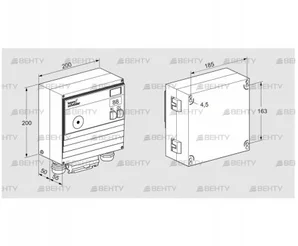 BCU460-3/2LR3GBP (88611286) Блок управления горением Kromschroder