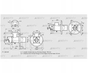 BIO 125HML-100/35-(19)E (84023013) Газовая горелка Kromschroder