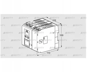 FCU500WC0F1H1K1-E (88621158) Автомат безопасности агрегатов Kromschroder