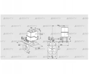 IDR50Z03D100GD/50-60W30E (88302667) Дроссельная заслонка Kromschroder