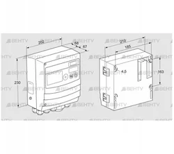 BCU460W3P2C0D0000K1E0-/LM400WF0O0E1- (88680138) Блок управления горением Kromschroder