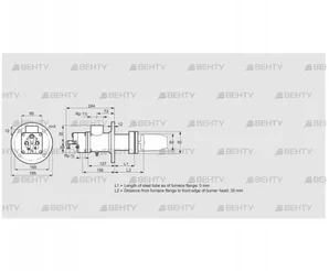 BIC 65HD-0/35-(98)F (84031014) Газовая горелка Kromschroder