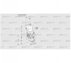 VAD1-/20R/NWGL-100A (88033715) Газовый клапан с регулятором давления Kromschroder