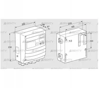 BCU465W3P2C0D0000K1E1-/LM400WF3O0E1- (88680330) Блок управления горением Kromschroder