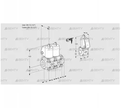 VCS1E15R/15R05NNWL/PPZS/PPPP (88103362) Сдвоенный газовый клапан Kromschroder