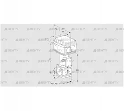 RVS 2/EML02W60E-3 (86060058) Регулирующий клапан Kromschroder