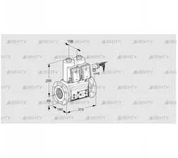 VCS780F05NNWRE/PPPP/PPPP (88203395) Сдвоенный газовый клапан Kromschroder