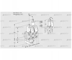 VCD2E40R/32R05D-25LWR3/PPPP/PPBS (88103906) Регулятор давления Kromschroder