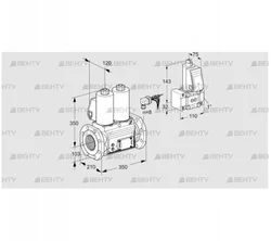 VCS8100F05NNWLE/PPZ-/PPPP (88207014) Сдвоенный газовый клапан Kromschroder