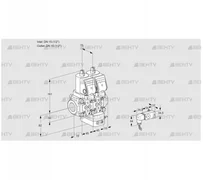 VCG1T15N/15N05NGAQSR/2-PP/PPPP (88100246) Клапан с регулятором соотношения Kromschroder