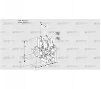 VCH2E25R/50R05NHEVWR3/PPPP/PPPP (88102584) Клапан с регулятором расхода Kromschroder