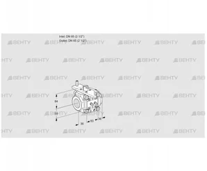 VFC3T65/65N05-40MMMM (88303064) Регулирующий клапан Kromschroder