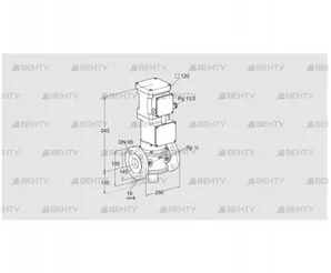 VK 65F80W6HG93D (85317033) Газовый клапан с приводом Kromschroder