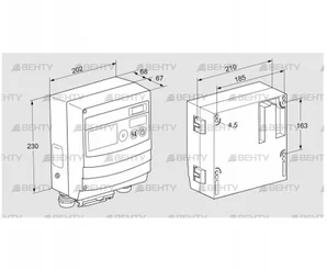 BCU460W3P3C0D0000K1E0-/LM400WF3O0E1- (88680131) Блок управления горением Kromschroder