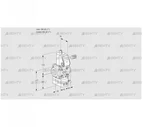 VAD125R/NK-100A (88001152) Газовый клапан с регулятором давления Kromschroder