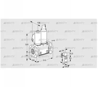 VCS7T80A05NLQSLB/PPPP/2-P3 (88207538) Сдвоенный газовый клапан Kromschroder