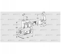 VCS9125F05NNARE/PPB-/MPPM (88203665) Сдвоенный газовый клапан Kromschroder