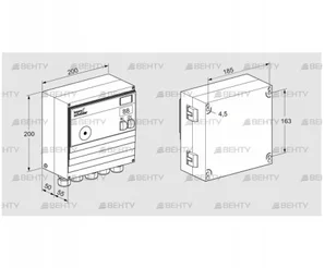 BCU465-3/1LR2GBD2ACE1 (88611842) Блок управления горением Kromschroder