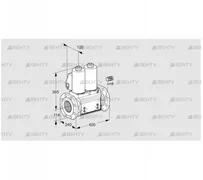 VCS9125F05NNAL3B/PPPP/PPPP (88207835) Сдвоенный газовый клапан Kromschroder