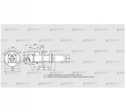 BIC 100HB-400/435-(37)E (84033050) Газовая горелка Kromschroder