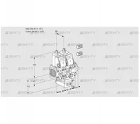 VCG2E40R/40R05FNGEVWR3/PPPP/PPPP (88100698) Клапан с регулятором соотношения Kromschroder