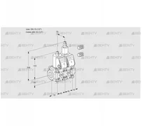 VCS1E15R/15R05NLQR3/PPPP/PPPP (88100120) Сдвоенный газовый клапан Kromschroder