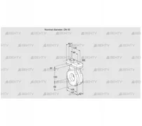 BVG50W05H (88301780) Дроссельная заслонка Kromschroder