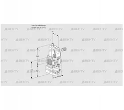 VAD1-/20R/NP-25A (88027068) Газовый клапан с регулятором давления Kromschroder