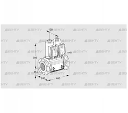 VCS9T125A05NNAGRB/MMMM/PPPP (88203079) Сдвоенный газовый клапан Kromschroder