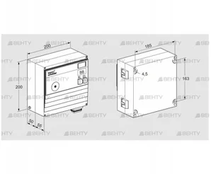 BCU465T-10/2LR3-D3OB1/1E1 (88614736) Блок управления горением Kromschroder