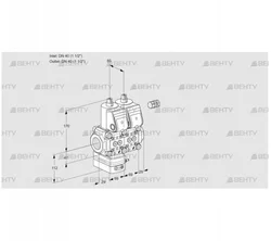 VCD2E40R/40R05D-25NWR/PPPP/PPPP (88105596) Регулятор давления Kromschroder