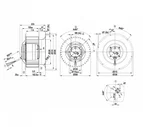 Центробежный вентилятор ebmpapst R4D280CI0301