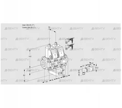 VCD1E25R/25R05ND-50VWR6/2--3/PP3- (88100273) Регулятор давления Kromschroder