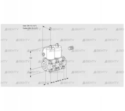 VCS1E15R/15R05NNWL/PPPP/MMPP (88107857) Сдвоенный газовый клапан Kromschroder