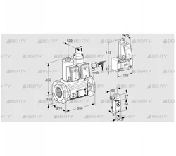 VCS8100F05NLWRE/PPB-/P3PP (88206563) Сдвоенный газовый клапан Kromschroder