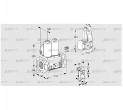 VCS780F05NNKL3E/P3PP/PPZ- (88207428) Сдвоенный газовый клапан Kromschroder