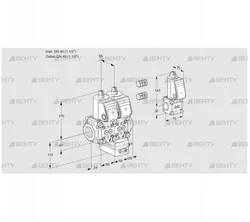 VCD2E40R/40R05ND-50WR3/PPPP/PPBS (88103017) Регулятор давления Kromschroder