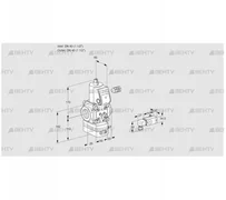 VAD240R/NW-100A (88006182) Газовый клапан с регулятором давления Kromschroder