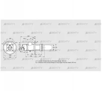 BIC 100RM-200/235-(110)E (84033331) Газовая горелка Kromschroder