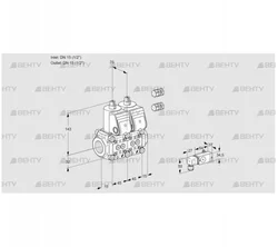 VCS1E15R/15R05NNWR3/-2PP/PPPP (88103069) Сдвоенный газовый клапан Kromschroder