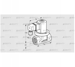 VGP 25R01Q6 (85296201) Запорный газовый клапан Kromschroder