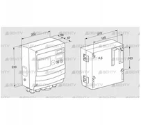 BCU460W3P2C1D0000K1E1-/LM400WF1O0E1- (88680161) Блок управления горением Kromschroder