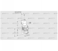 VAD1-/15R/NPGL-25B (88027520) Газовый клапан с регулятором давления Kromschroder