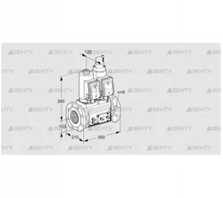 VCS8T100A05NLQGRE/MMMM/MMVM (88202977) Сдвоенный газовый клапан Kromschroder