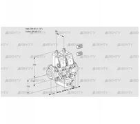 VCG2E40R/25R05NGEVWR3/PPPP/PPPP (88104993) Клапан с регулятором соотношения Kromschroder